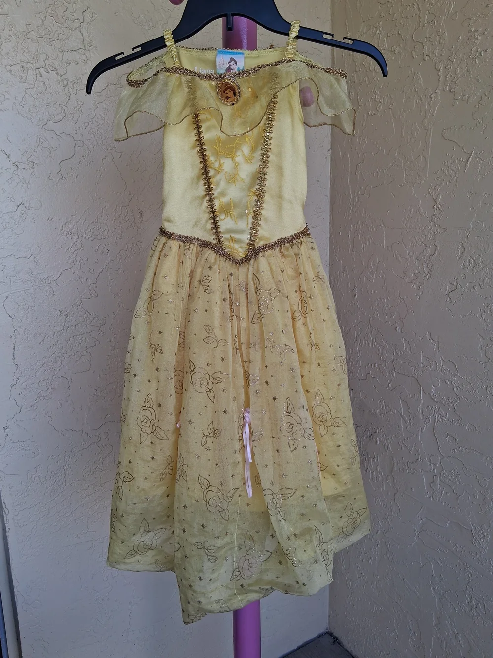 Disney Gold  Belle  Princess Dress Costume